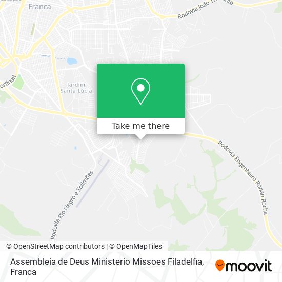 Assembleia de Deus Ministerio Missoes Filadelfia map