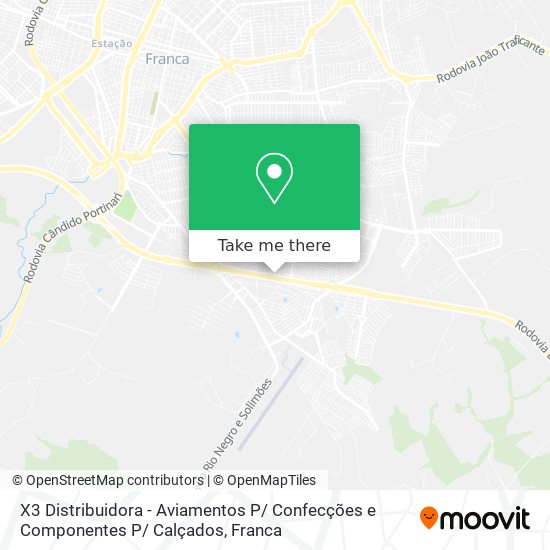 X3 Distribuidora - Aviamentos P/ Confecções e Componentes P/ Calçados map