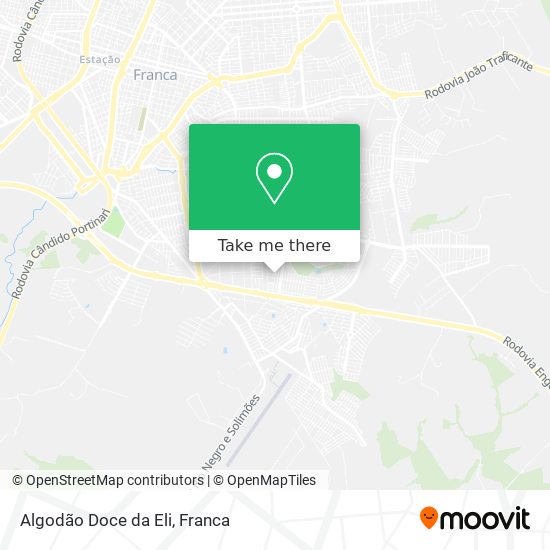 Algodão Doce da Eli map