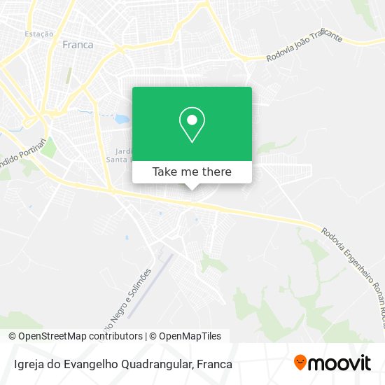 Igreja do Evangelho Quadrangular map