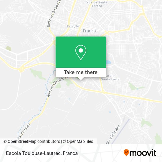 Mapa Escola Toulouse-Lautrec