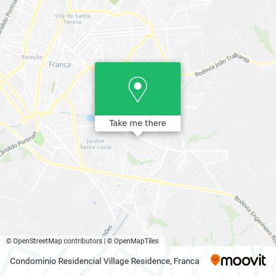 Condominio Residencial Village Residence map