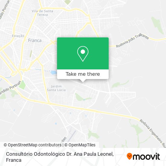 Consultório Odontológico Dr. Ana Paula Leonel map