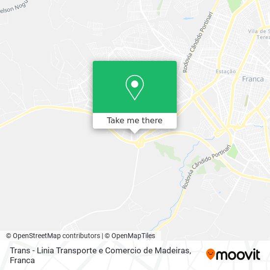 Mapa Trans - Linia Transporte e Comercio de Madeiras