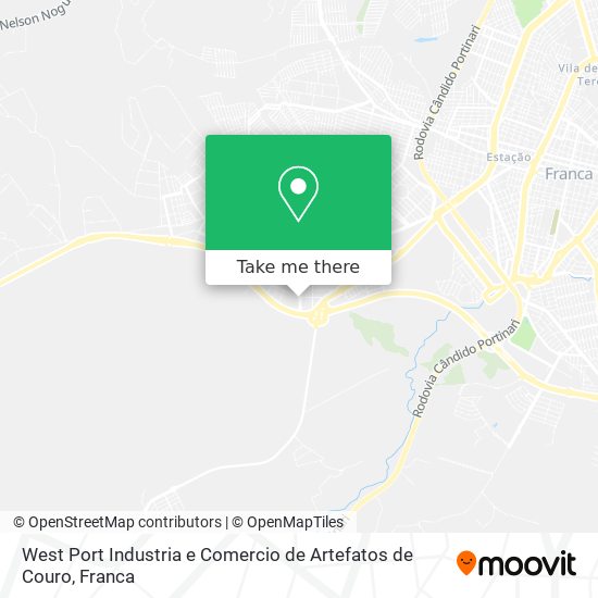 West Port Industria e Comercio de Artefatos de Couro map