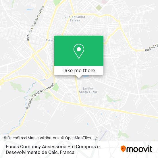 Focus Company Assessoria Em Compras e Desevolvimento de Calc map