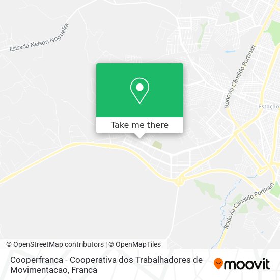 Cooperfranca - Cooperativa dos Trabalhadores de Movimentacao map