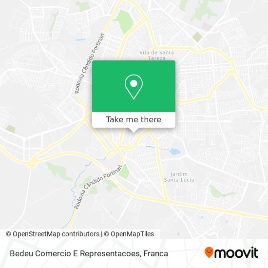 Bedeu Comercio E Representacoes map
