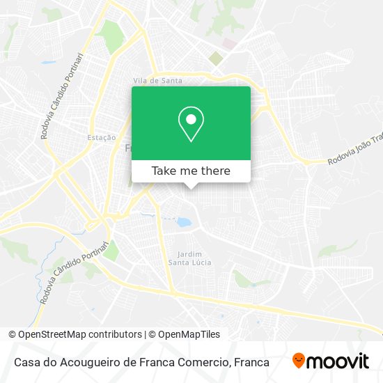 Casa do Acougueiro de Franca Comercio map
