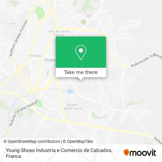Young Shoes Industria e Comercio de Calcados map