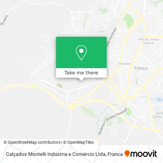 Calçados Montelli Indústria e Comércio Ltda map
