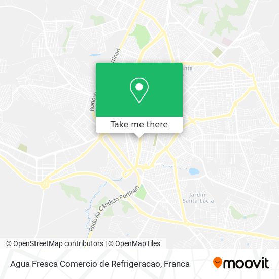 Agua Fresca Comercio de Refrigeracao map
