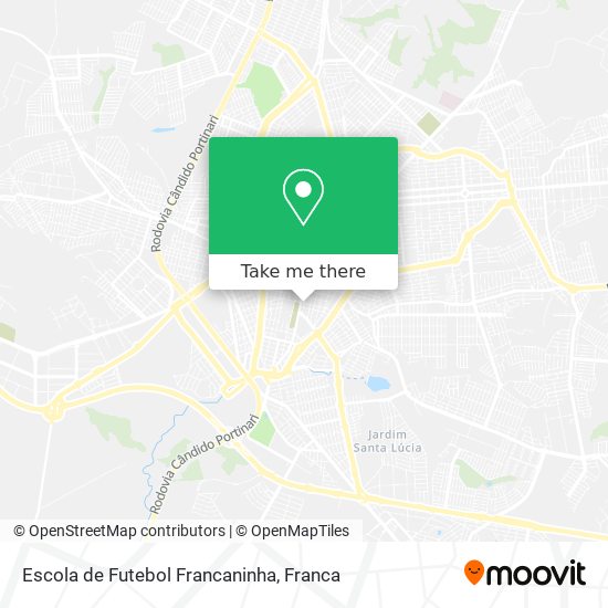 Escola de Futebol Francaninha map