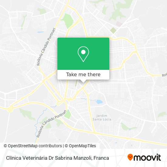 Clínica Veterinária Dr Sabrina Manzoli map
