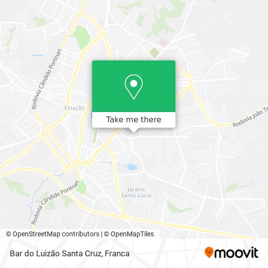 Bar do Luizão Santa Cruz map