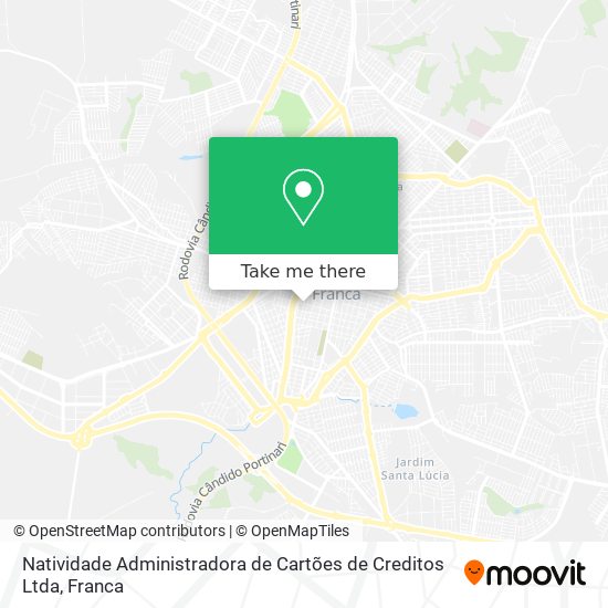 Natividade Administradora de Cartões de Creditos Ltda map