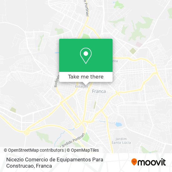 Nicezio Comercio de Equipamentos Para Construcao map