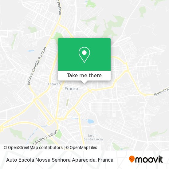 Mapa Auto Escola Nossa Senhora Aparecida