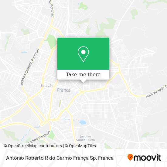 Antônio Roberto R do Carmo França Sp map