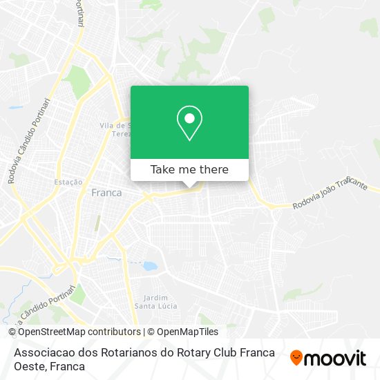 Associacao dos Rotarianos do Rotary Club Franca Oeste map