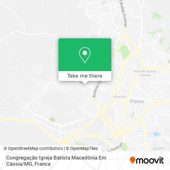 Congregação Igreja Batista Macedônia Em Cássia / MG map