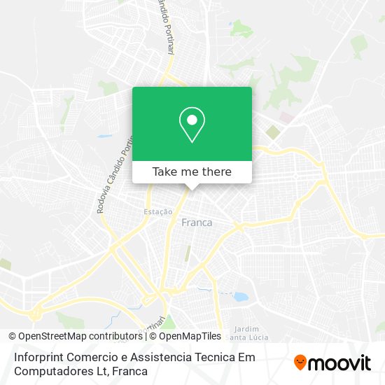 Inforprint Comercio e Assistencia Tecnica Em Computadores Lt map