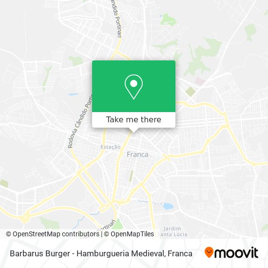 Barbarus Burger - Hamburgueria Medieval map