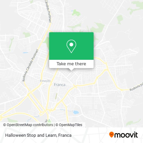 Halloween Stop and Learn map