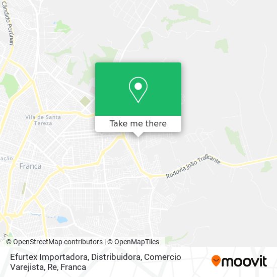 Efurtex Importadora, Distribuidora, Comercio Varejista, Re map