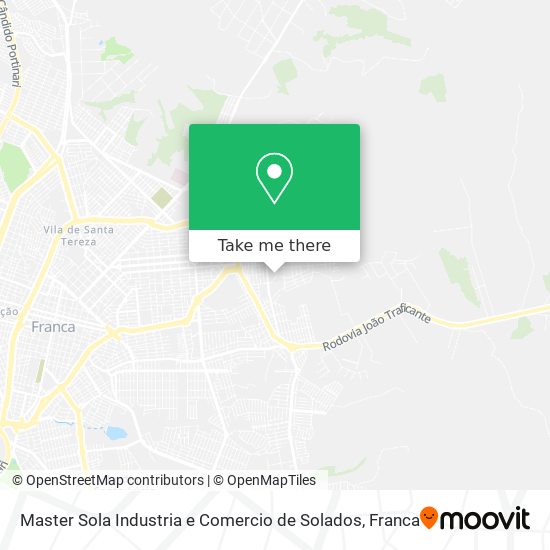 Master Sola Industria e Comercio de Solados map