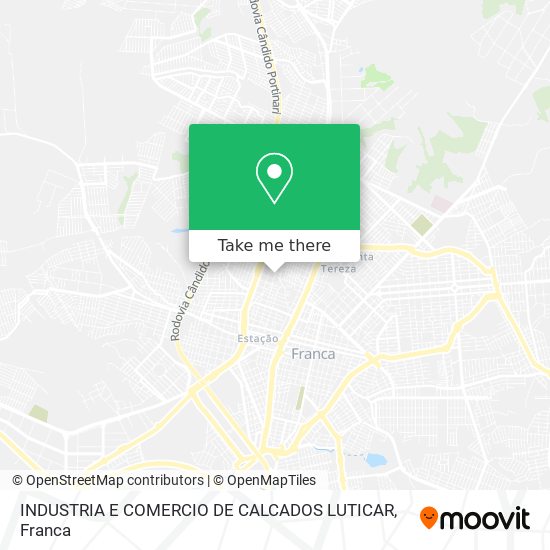 INDUSTRIA E COMERCIO DE CALCADOS LUTICAR map