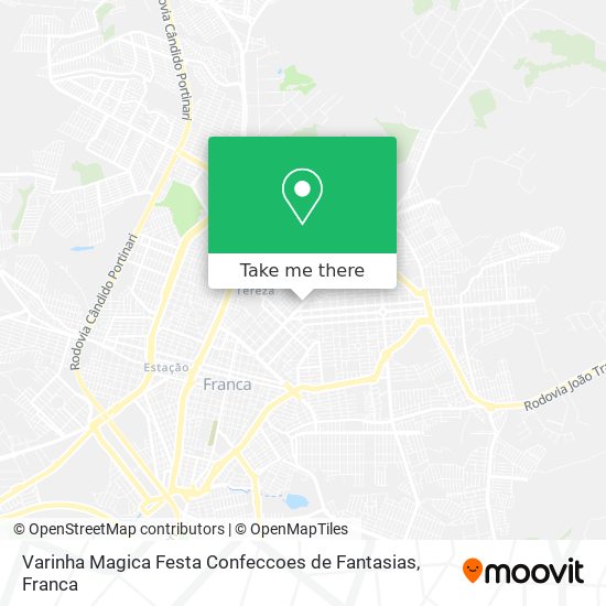 Varinha Magica Festa Confeccoes de Fantasias map
