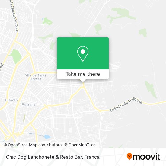 Mapa Chic Dog Lanchonete & Resto Bar