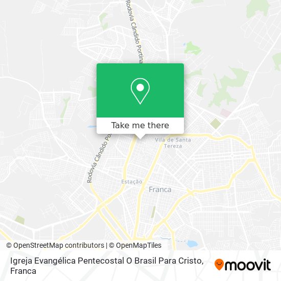 Igreja Evangélica Pentecostal O Brasil Para Cristo map