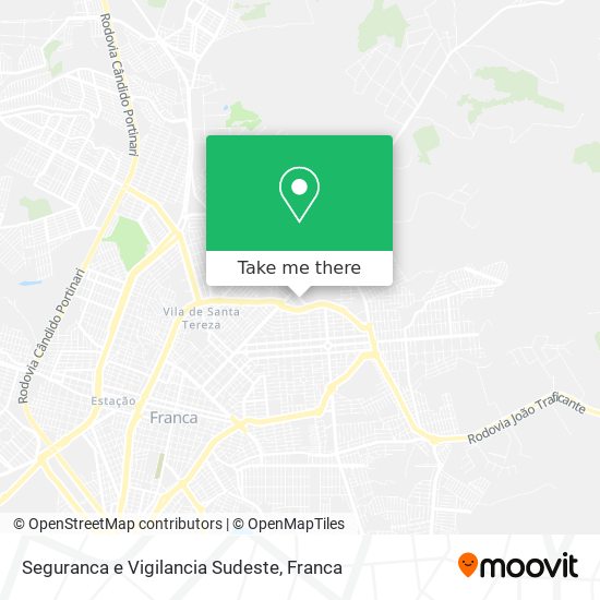 Seguranca e Vigilancia Sudeste map