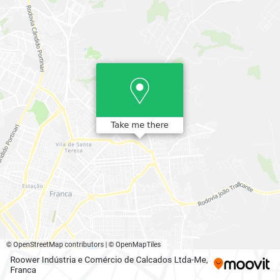 Roower Indústria e Comércio de Calcados Ltda-Me map