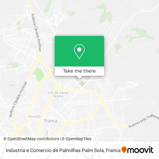 Industria e Comercio de Palmilhas Palm Sola map