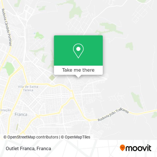 Outlet Franca map