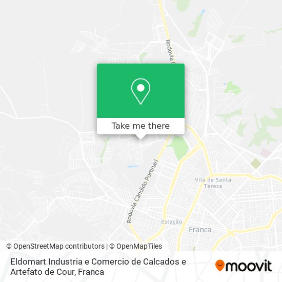 Eldomart Industria e Comercio de Calcados e Artefato de Cour map