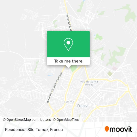 Residencial São Tomaz map