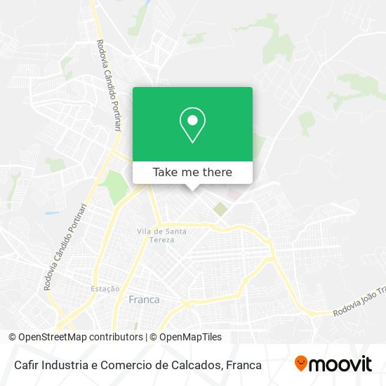 Cafir Industria e Comercio de Calcados map