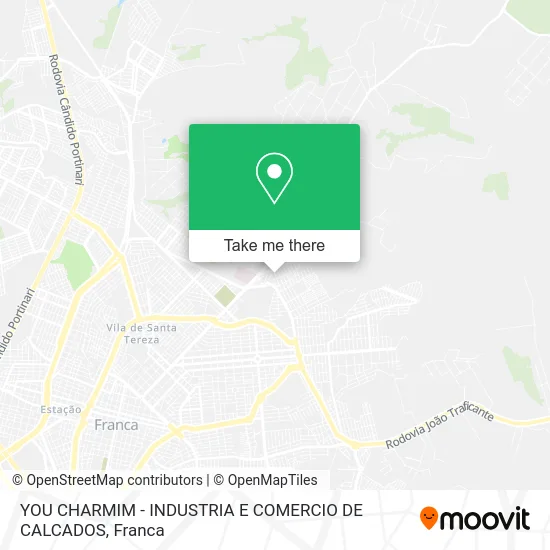 YOU CHARMIM - INDUSTRIA E COMERCIO DE CALCADOS map