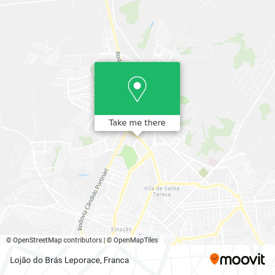 Lojão do Brás Leporace map
