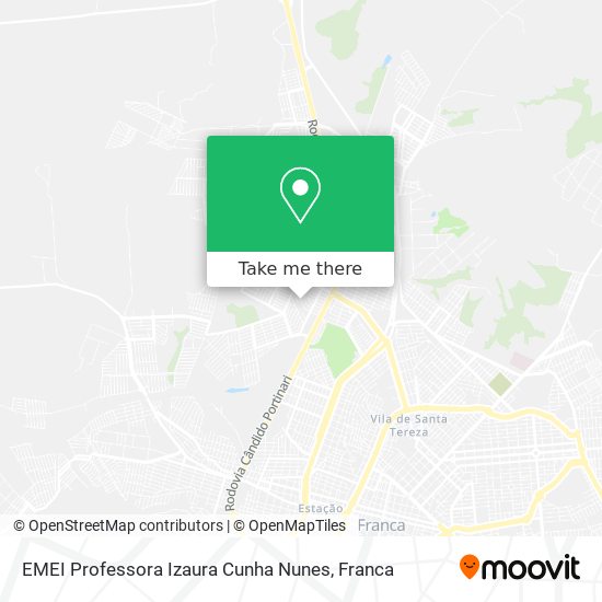 EMEI Professora Izaura Cunha Nunes map