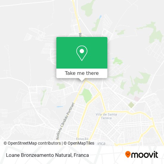 Loane Bronzeamento Natural map