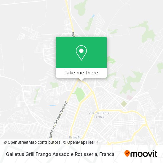 Mapa Galletus Grill Frango Assado e Rotisseria