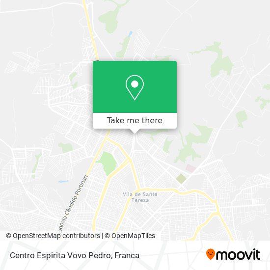 Centro Espirita Vovo Pedro map