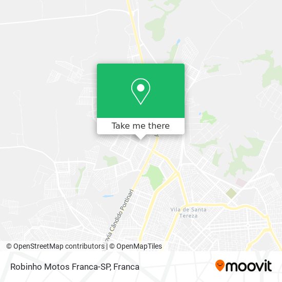 Robinho Motos Franca-SP map