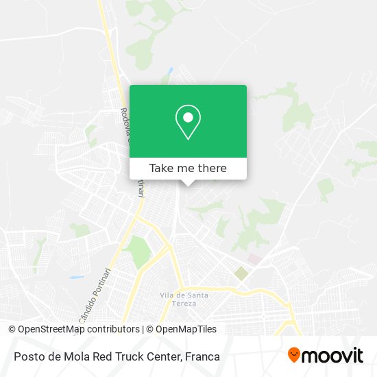 Posto de Mola Red Truck Center map