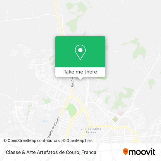 Classe & Arte Artefatos de Couro map